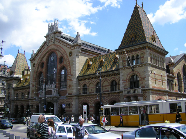 18 Budapešť, Fövam tér, Velká tržnice (Vásárcsarnok),  05.07.11